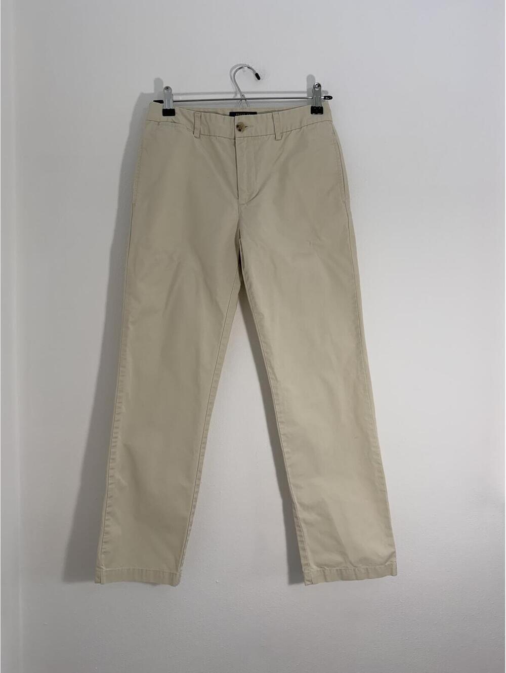Polo Ralph Lauren Beige Chino Pants Size 14 Classic Straight Leg Cotton Trousers
